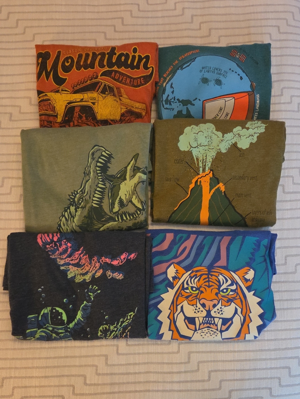 Cat & Jack Graphic Tee Bundle - Size 8